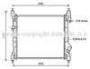 AVA QUALITY COOLING DWA2141 Radiator, engine cooling